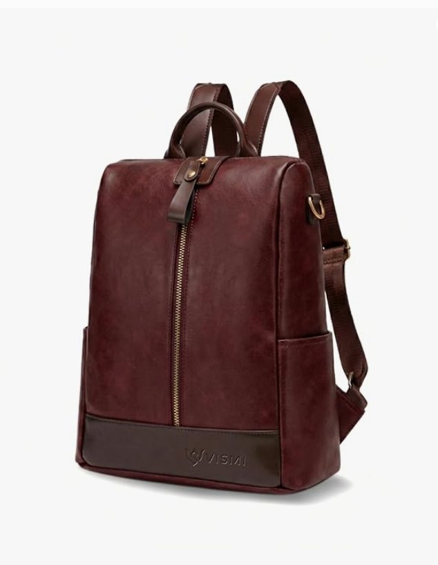 VISMIINTREND Vegan Leather Backpack — राखी पर बहन के लिए बैकपैक