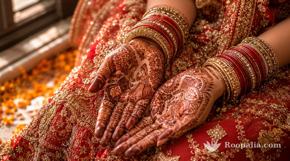 शादी से पहले दुल्हन को मेहँदी क्यों लगाई जाती है (Roopalia)