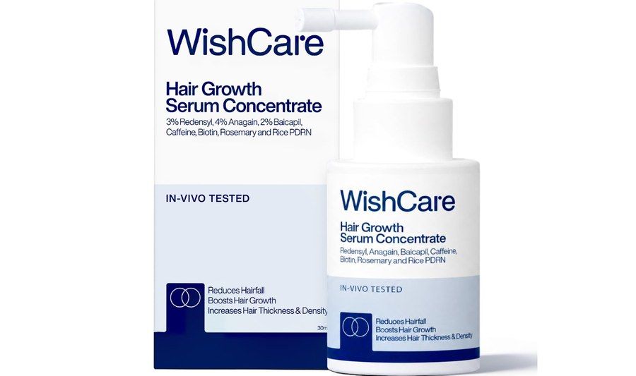 WishCare Hair Growth Serum Concentrate 30ml — रेडेंसिल, एनागेन, बाइकापिल, कैफ़ीन व बायोटिन युक्त स्कैल्प सीरम