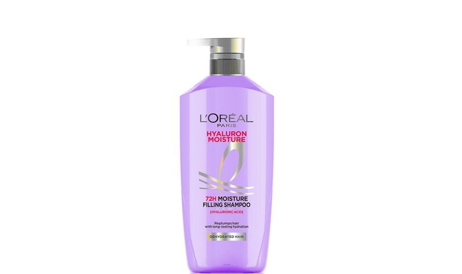 L'Oréal Paris Hyaluron Moisture 72H मॉइस्चर फ़िलिंग शैम्पू — हायलुरोनिक एसिड युक्त, रूखे व डिहाइड्रेटेड बालों के लिए